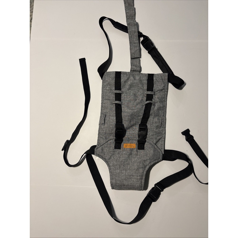 Liuliuby Travel Harness High Chair Baby Toddler Travel Seat Gray EUC